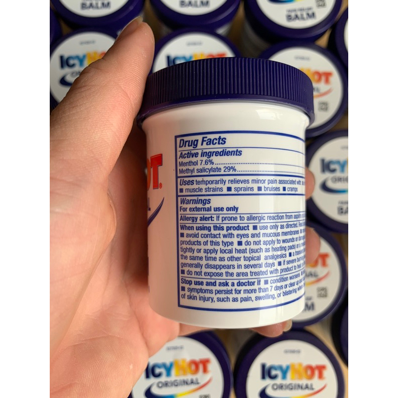 Dầu xoa bóp Icy Hot Balm Pain Relief Original 99.2g