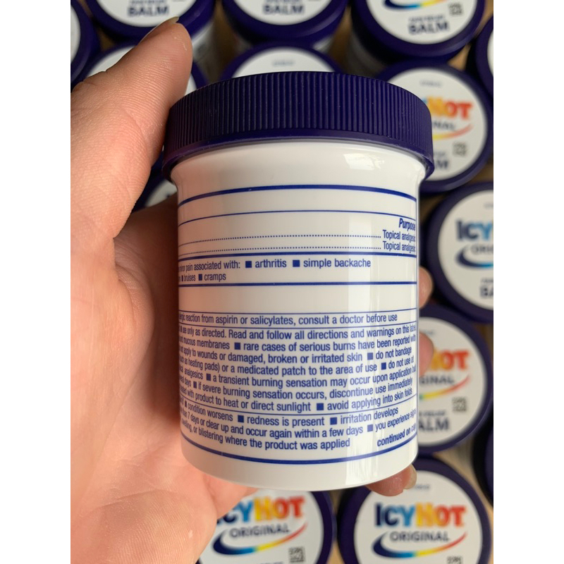 Dầu xoa bóp Icy Hot Balm Pain Relief Original 99.2g