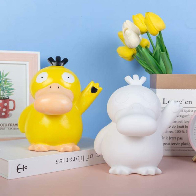 Tượng tô màu thạch cao hình Psyduck