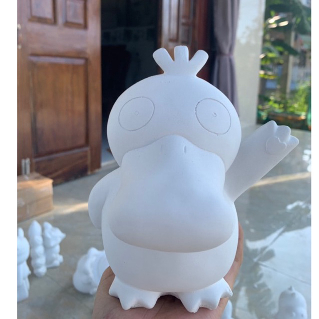 Tượng tô màu thạch cao hình Psyduck