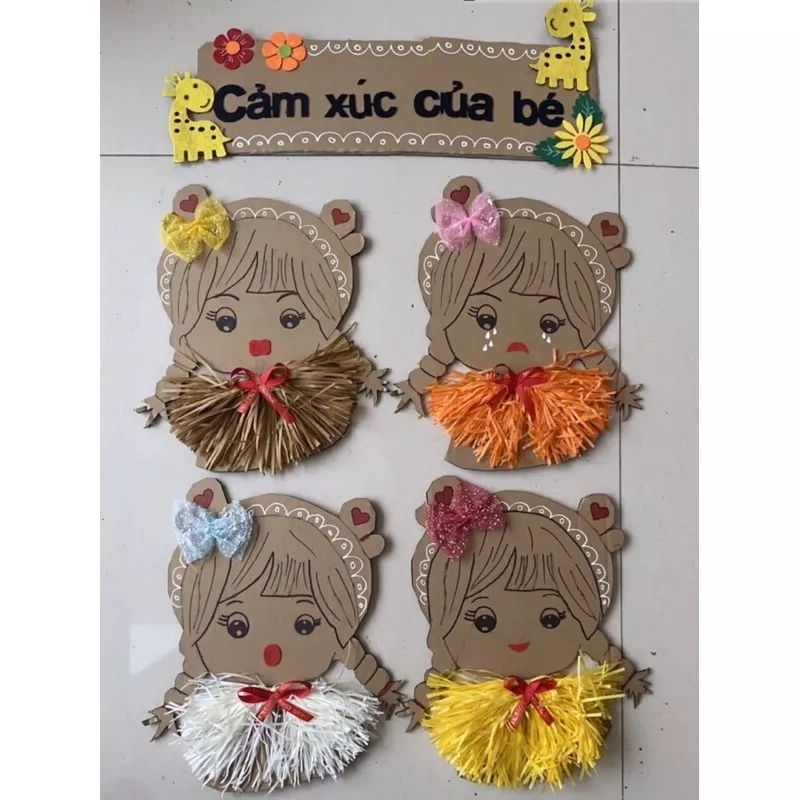 Cảm xúc của bé Trang trí cửa lớp