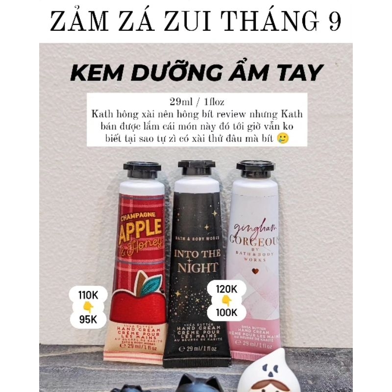 👌 HAND CREAM 👏  Bath & Body Works chính hãng USA