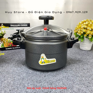 NỒI ÁP SUẤT ĐA NĂNG SIKMA CHÍNH HÃNG , NỒI ÁP XUẤT AN TOÀN DỄ SỬ DỤNG HẦM NHANH LUYỆN TỪ HỢP KIM NHÔM KHÔNG RỈ Huy Store