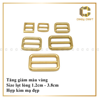 Tăng giảm (tăng đưa) màu vàng - phụ kiện làm túi xách