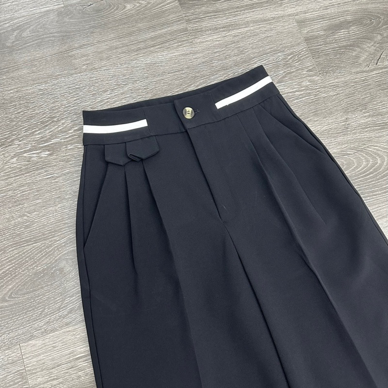 HIPU.VNXK - QUẦN TÂY HOBBS ỐNG SUÔNG PHỐI VIỀN LƯNG.