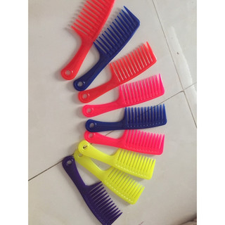 🧲Combo 5 Cây Lược Răng Thưa ĐẠI cho tóc Sơ rối (Kt: 23 x 6cm)