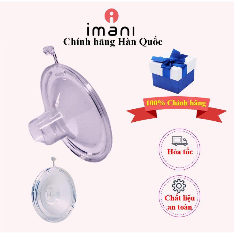 Phễu cup máy hút sữa Imani phụ kiện chất liệu Silicon an toàn
