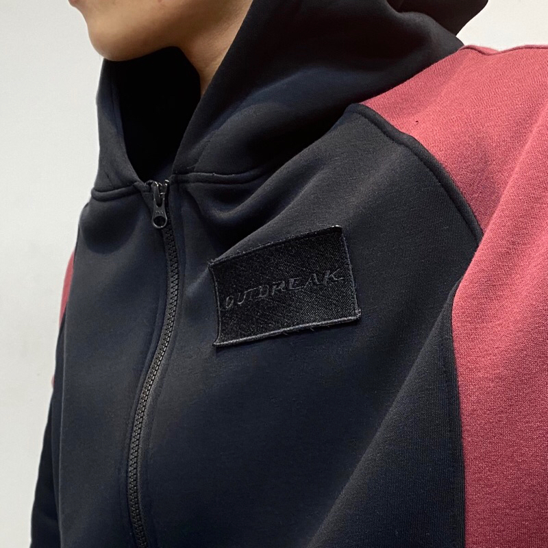 OUTBREAK - ÁO KHOÁC DÂY KÉO 2 CHIỀU *DARK HOODIE ZIP*