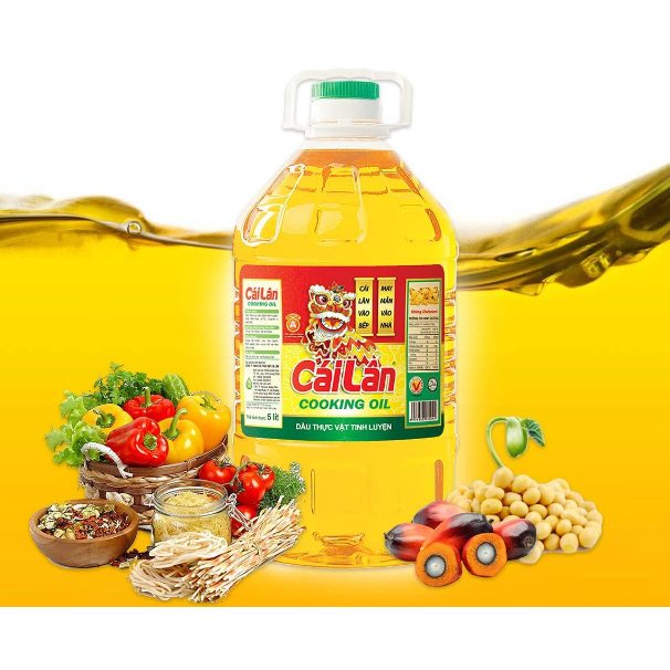 Dầu cái lân canh 5lít date mới