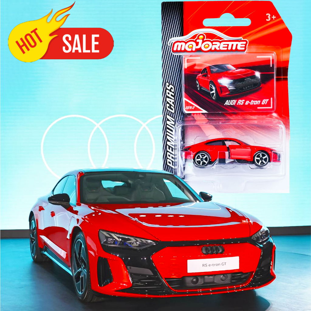 Majorette Premium Cars Audi RS e-tron GT, red  Quà tặng sưu tập giá trị cao dành cho bé Mô hình xe t