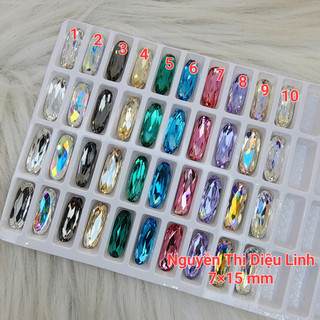 Đá khối k9 hình con nhộng 5×15 mm