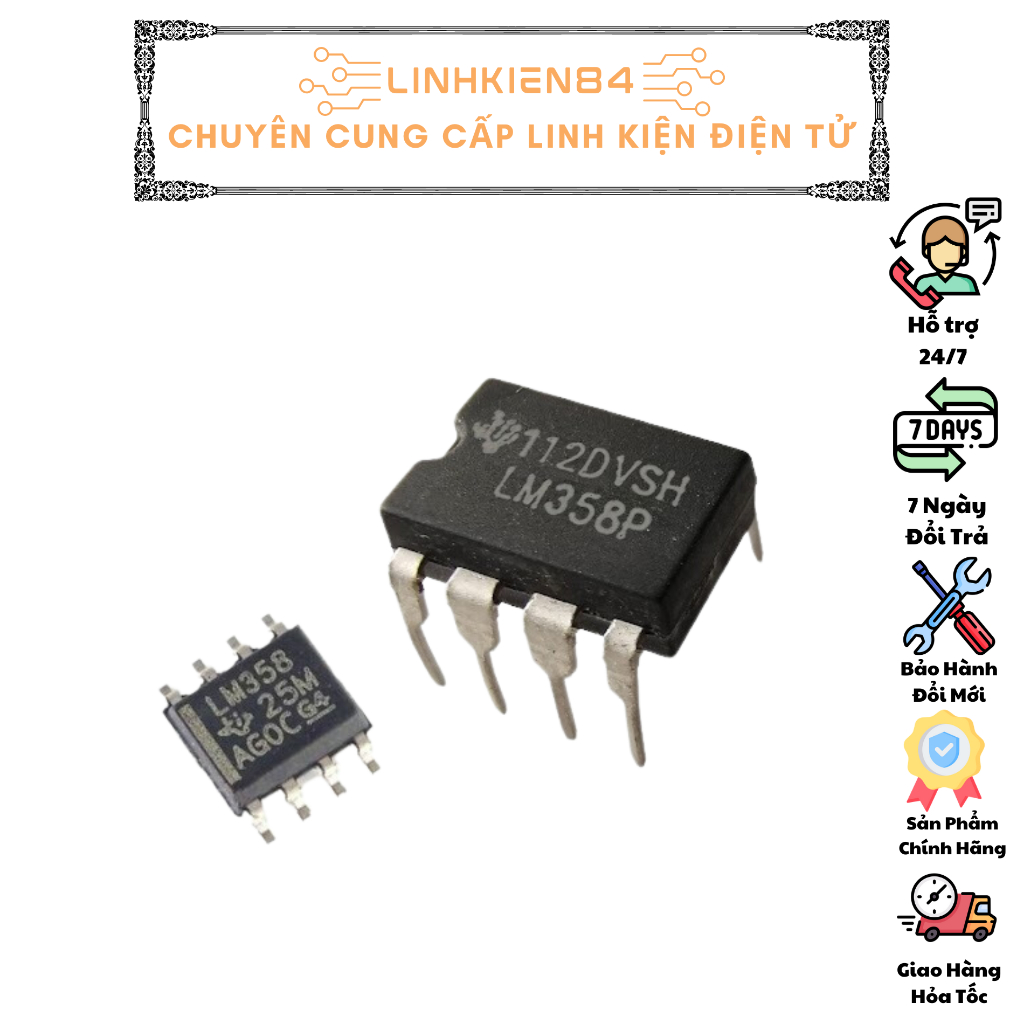 SP0048_IC Chức Năng OPAM LM358