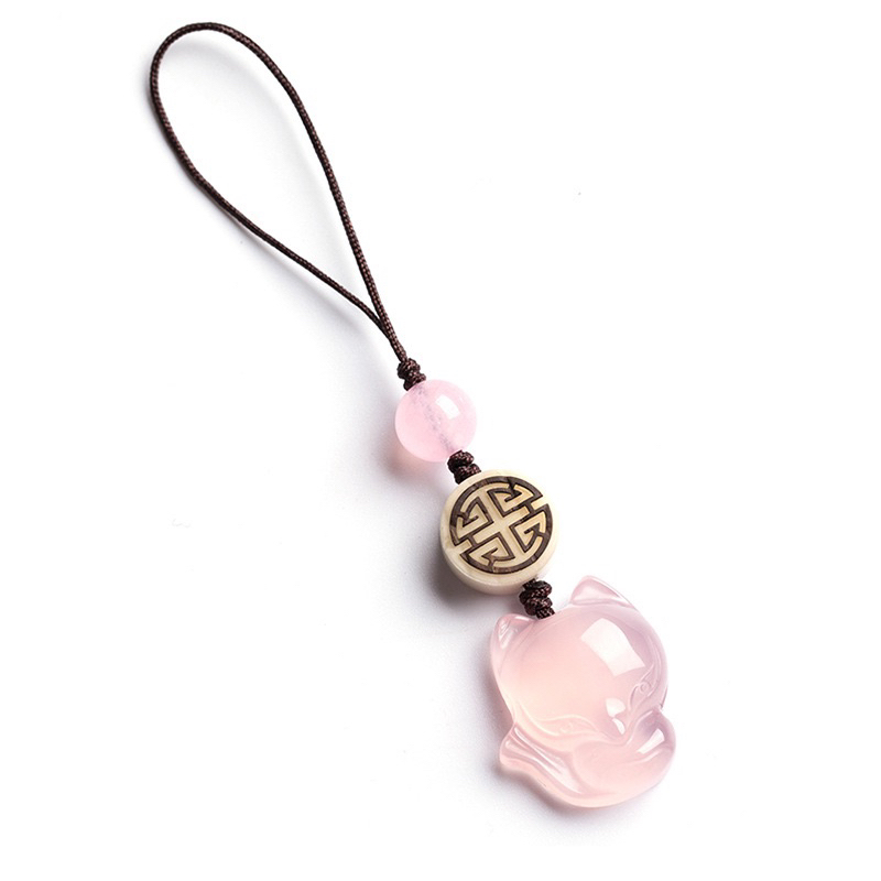 Móc khoá điện thoại hồ ly thu hút may mắn, tình duyên