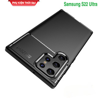 Ốp lưng Samsung S22 Ultra chống sốc rằn ri hiệu Auto Focus cao cấp