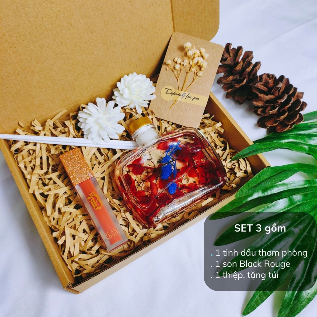 Hộp quà 20/10 tặng nữ, tặng ny bạn gái gói quà hộp túi