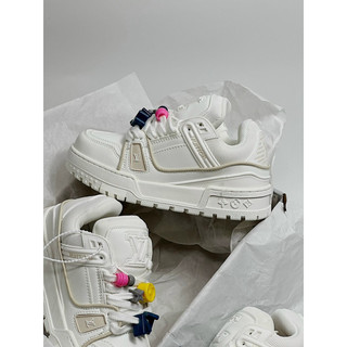 Giày sneaker LV Trainer trắng ( giá chưa bao gồm box bảo vệ )