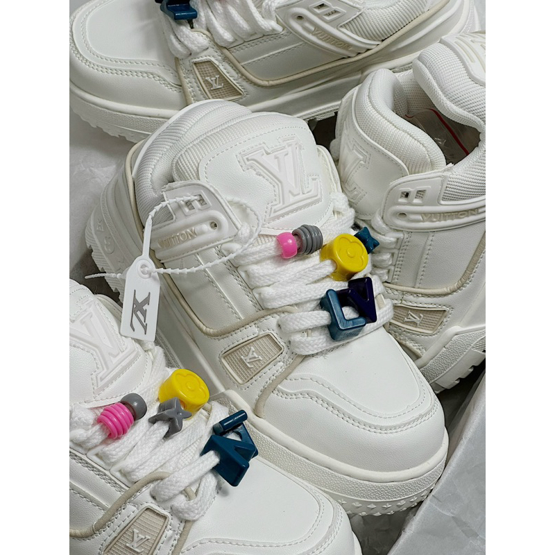 Giày sneaker LV Trainer trắng