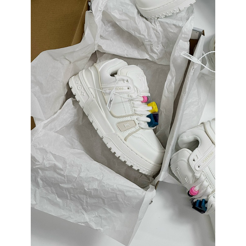 Giày sneaker LV Trainer trắng