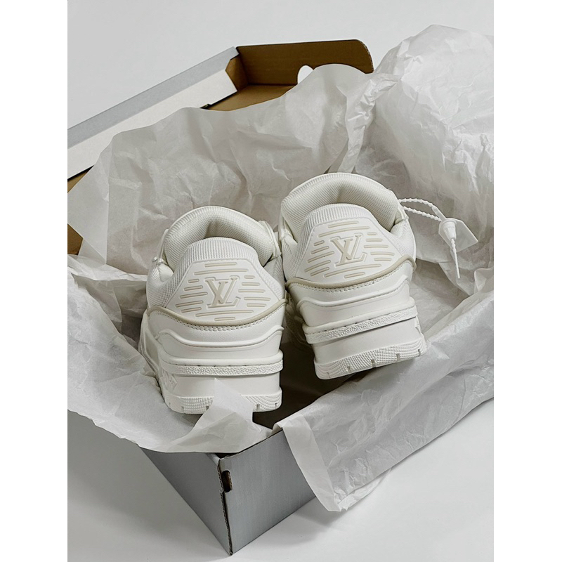Giày sneaker LV Trainer trắng