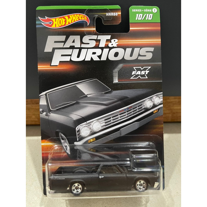 Xe mô hình đồ chơi Hotwheels cơ bản 1:64 - Fast & Furious - Chevy El Camino