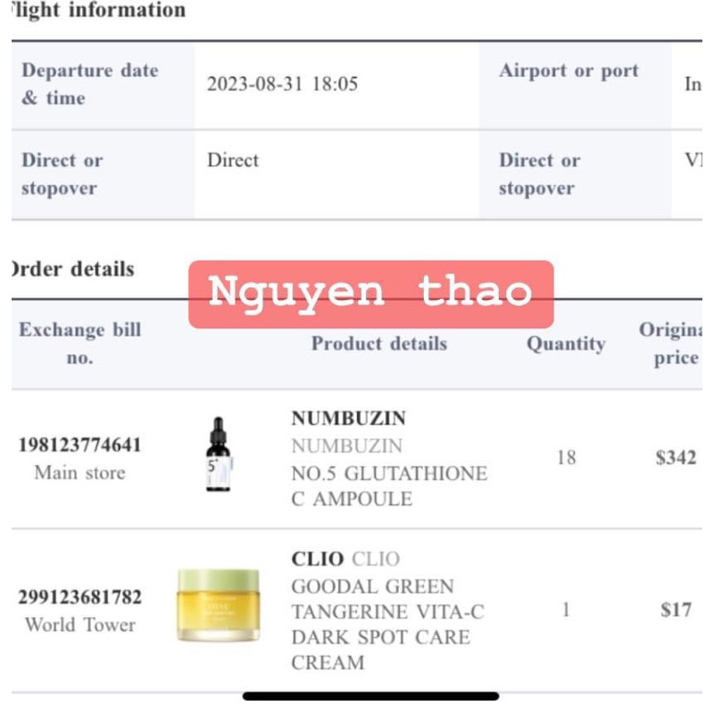 Tinh chất NUMBUZIN No.5 Vitamin Concentrated Serum 30ml
