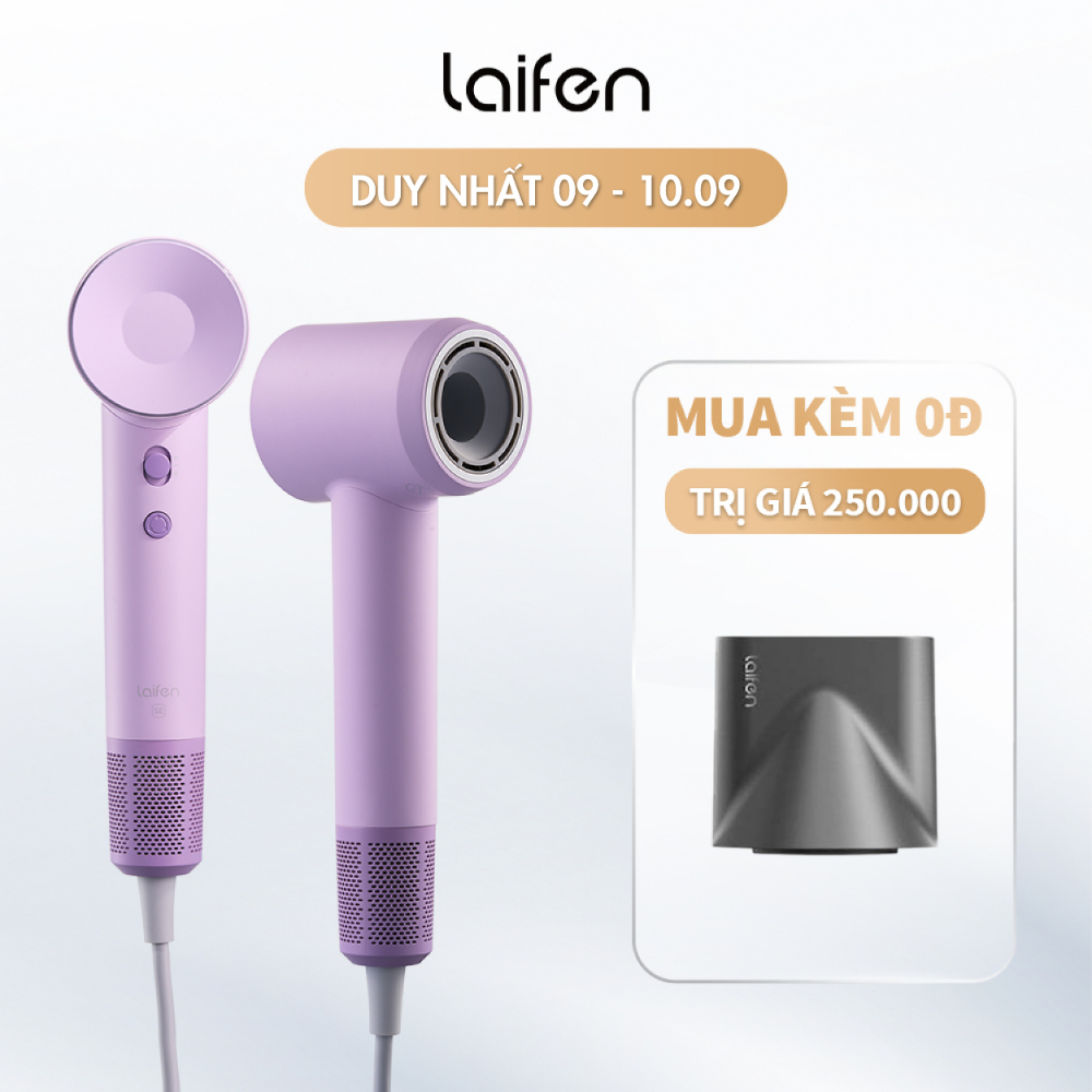 Máy sấy tóc ion âm tốc độ cao Laifen SE, máy sấy điều khiển nhiệt độ thông minh