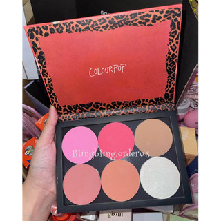 Bảng 6 ô má hồng, highlight, bronzer Colourpop $80