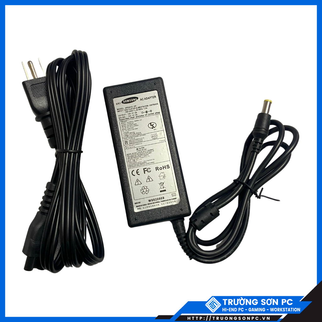 Bộ Nguồn | Adapter Cho Màn Hình LG SAMSUNG 14V-3A 4A | Bộ Nguồn 12V-3A Cho Màn Hình Và Nhiều Thiết Bị