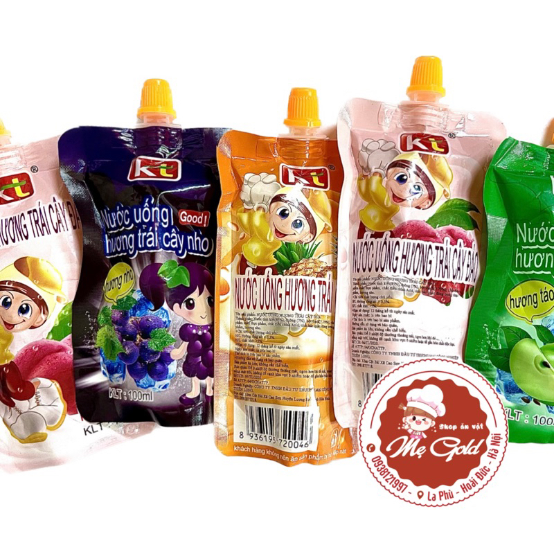 Nước uống trái cây, thạch hút Thiên Long