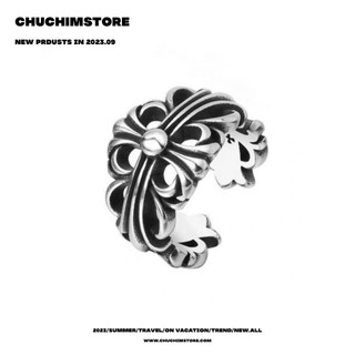 Nhẫn chrome heart unisex hiphop - thép không gỉ - n051