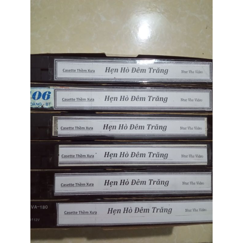 Băng video vhs cassette ca nhạc ntsc chủ đề hẹn hò đêm trăng