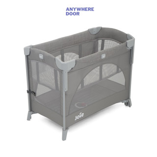 Giường cũi trẻ em Joie Kubbie Sleep Foggy Gray cho bé từ sơ sinh đến 15kg