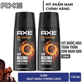 Xịt khử mùi toàn thân axe dark temptation 150ml