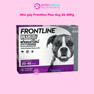 Frontline Plus cho chó 20-40kg - nhỏ gáy cho chó 20-40kg (1 ống)