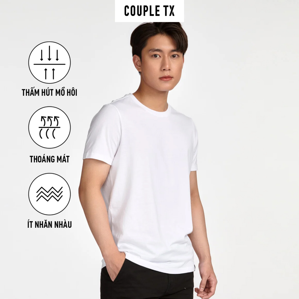 Áo Thun Cổ Tròn Basic Nam Couple TX