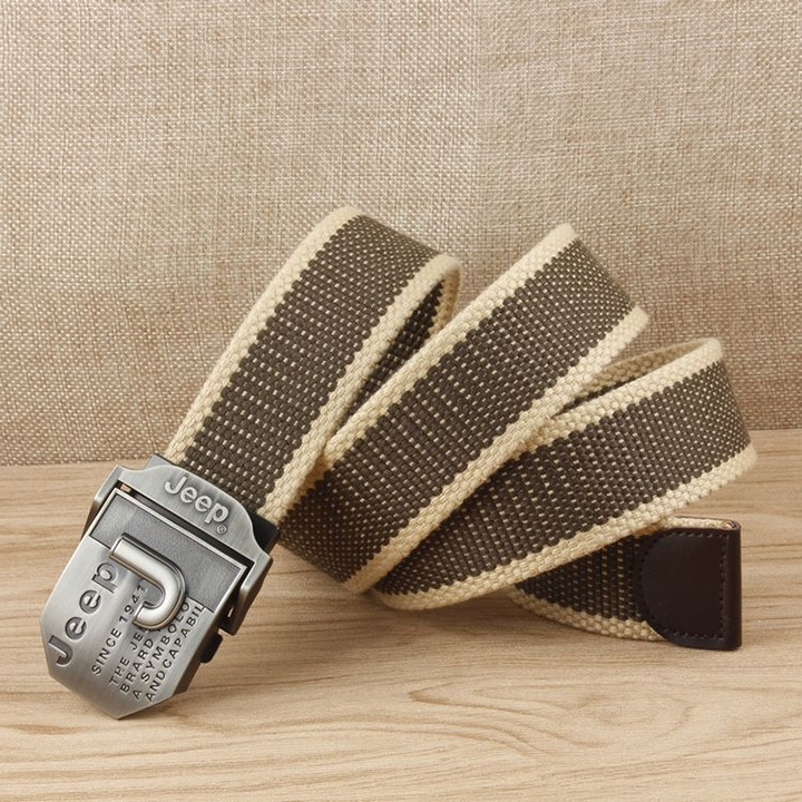 Thắt Lưng Nam Vải Bố, Dây Nịt Nam Vải Dù Khóa Chống Gỉ Siêu Bền Cao Cấp, Dây Lưng Dệt Từ Sợi Bông Thiên Nhiên Bền Chắc