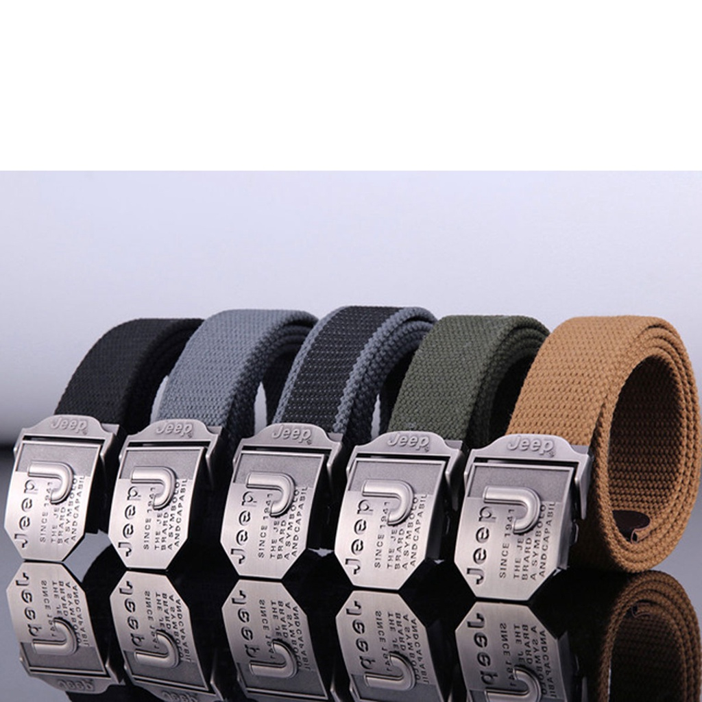 Thắt Lưng Nam Vải Bố, Dây Nịt Nam Vải Dù Khóa Chống Gỉ Siêu Bền Cao Cấp, Dây Lưng Dệt Từ Sợi Bông Thiên Nhiên Bền Chắc