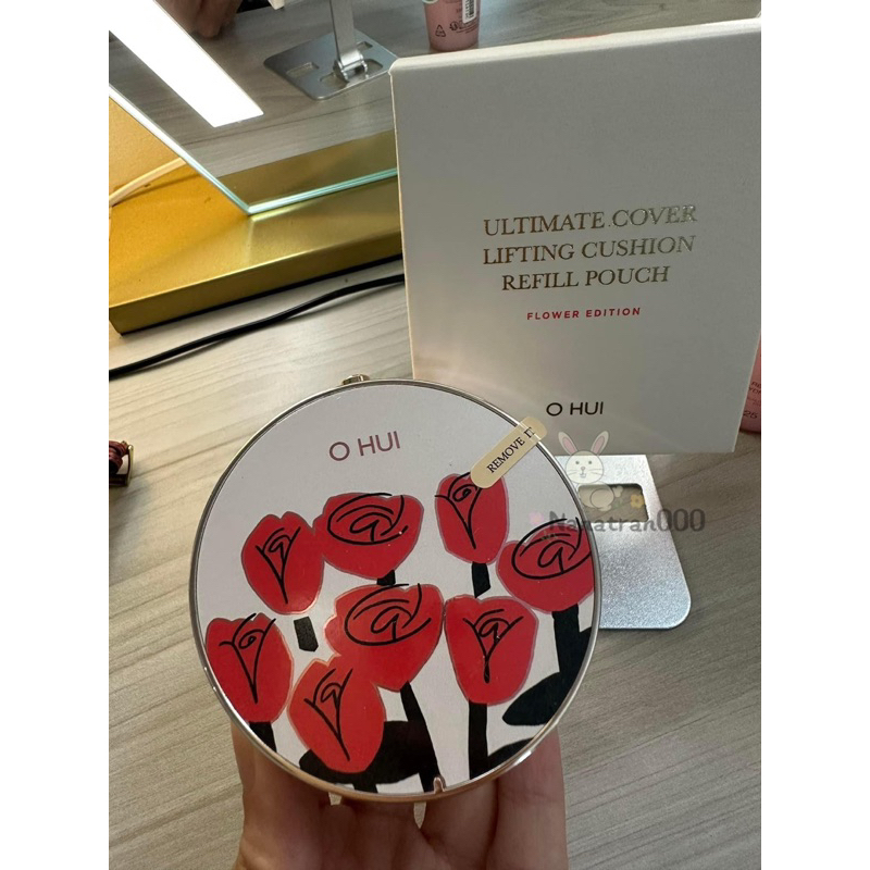 Cushion ohui vỏ hoa bản 2023 tone da trắng tự nhiên