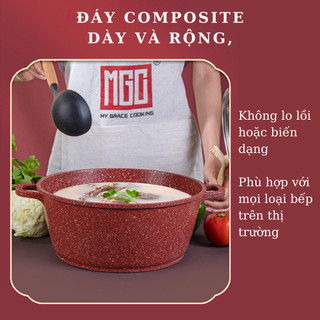 MGC Nồi đỏ chống dính cao cấp