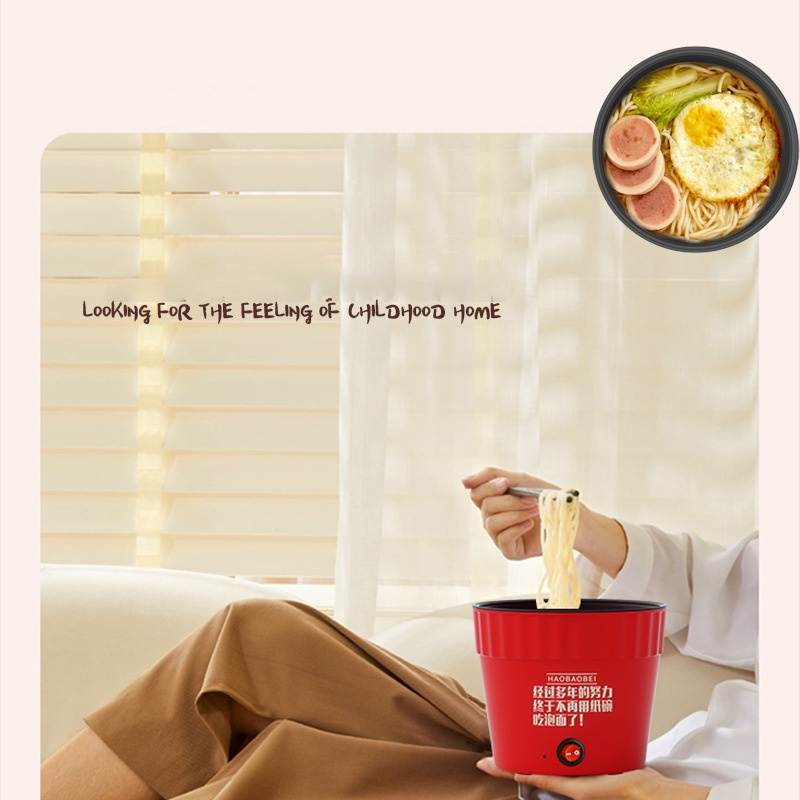 Nồi Mì Ăn Liền Ký Túc Xá Sinh Viên Nồi Lẩu Điện Du Lịch Ngoài Trời Nồi Ăn Liền Nồi Điện Mini Nồi Cơm Điện