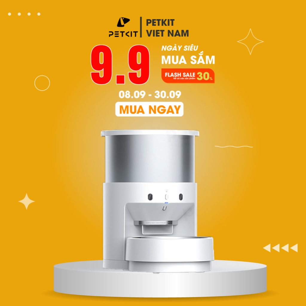Máy Cho Mèo Ăn Tự Động Petkit Fresh Element Dung Tích 5L Bảo Hành 12 Tháng