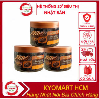 Tẩy da chết Body quế hồi cà phê, tẩy da chết của Nga hũ 380g