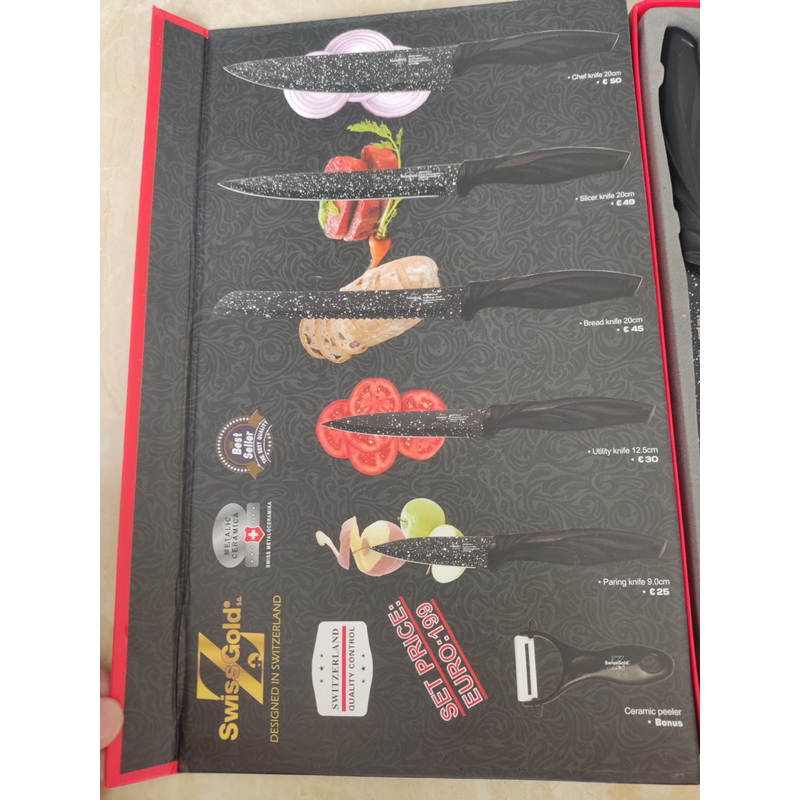 Bộ dao 6 in 1 swatzer