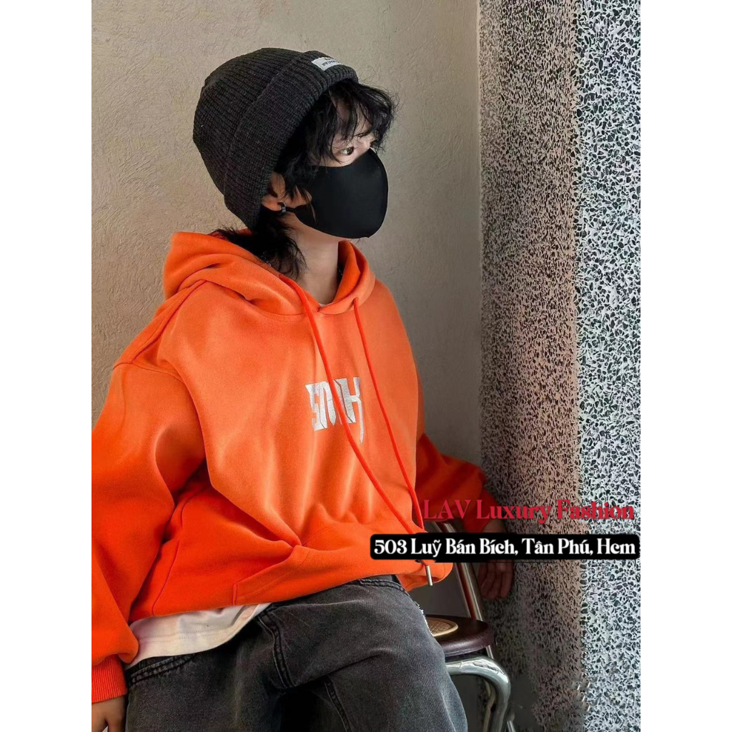 Áo hoodie trẻ em - Màu cam MS201622