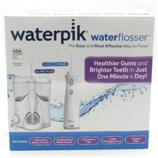 Combo 2 máy tăm nước Waterpik Ultra Plus và Cordless Pearl / Cordless Plus