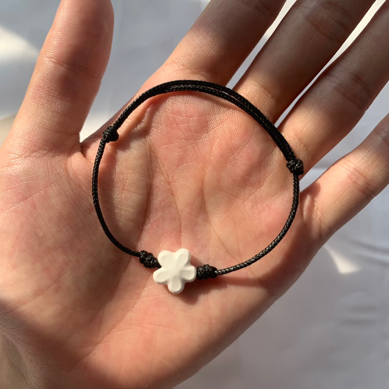 Vòng tay hoa gốm basic