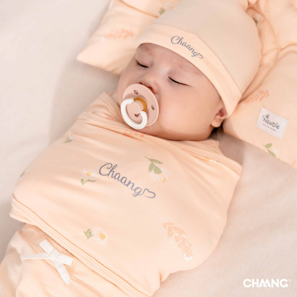 Chăn ủ, quấn kén cotton Chaang Treasure cho bé sơ sinh AW23
