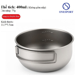 Bát ăn cao cấp Titanium siêu nhẹ BSW-SK052 400ML