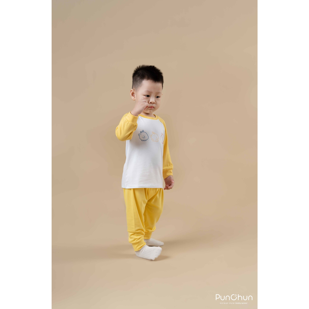 Punchun bộ dài raglan Punchun Buddies AW23