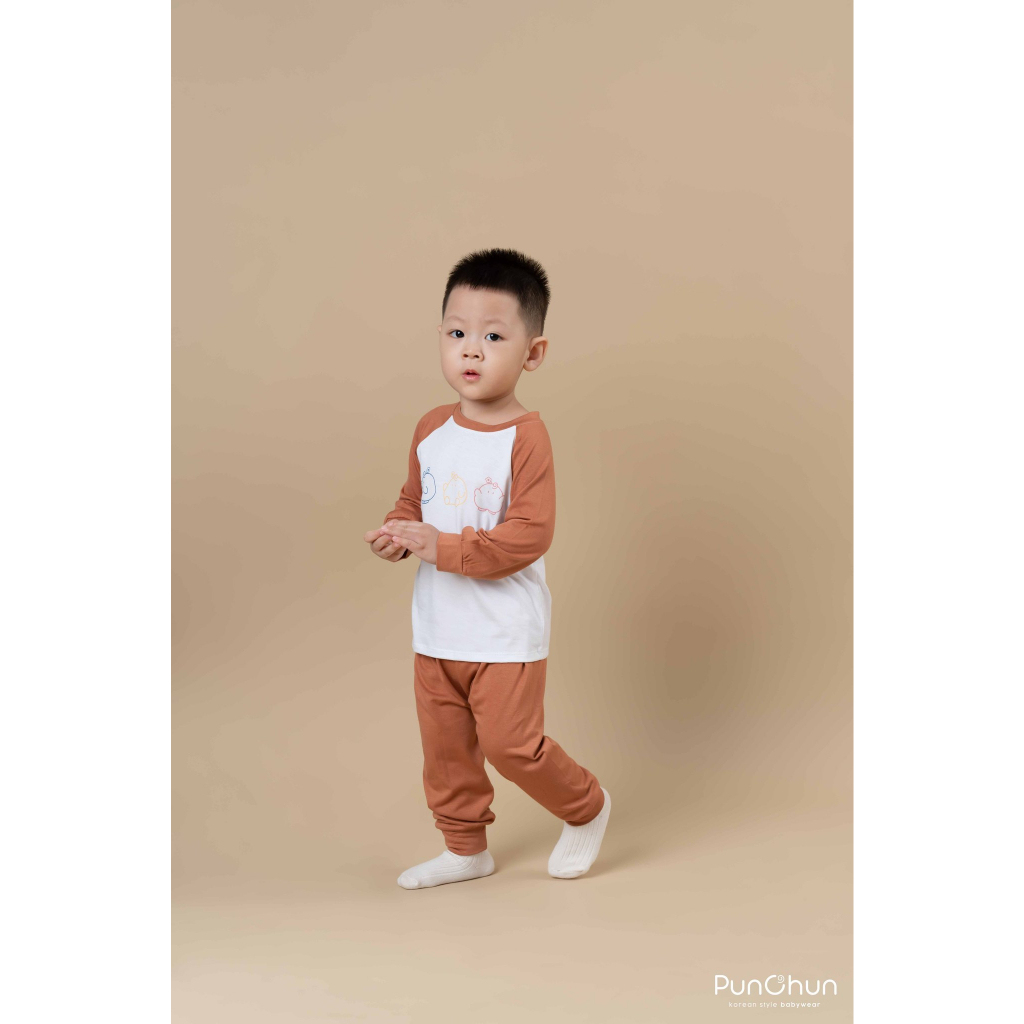 Punchun bộ dài raglan Punchun Buddies AW23